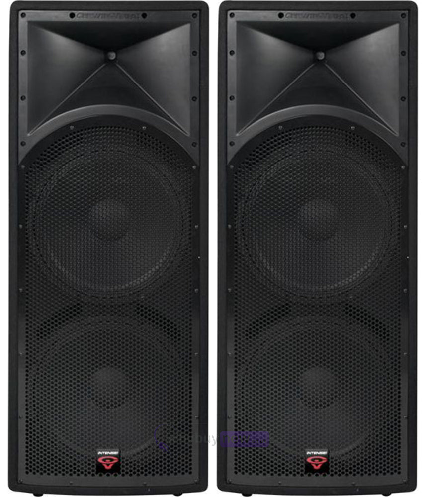 2 Cerwin Vega INT-252 V2 15" 3-Way Passive PA Speaker1400-Watts Loudspeaker