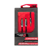 Thumbnail for Cerwin-Vega CVM2RCA6 6' 2-Connector RCA Male to 3.5mm Male Audio Cable Black