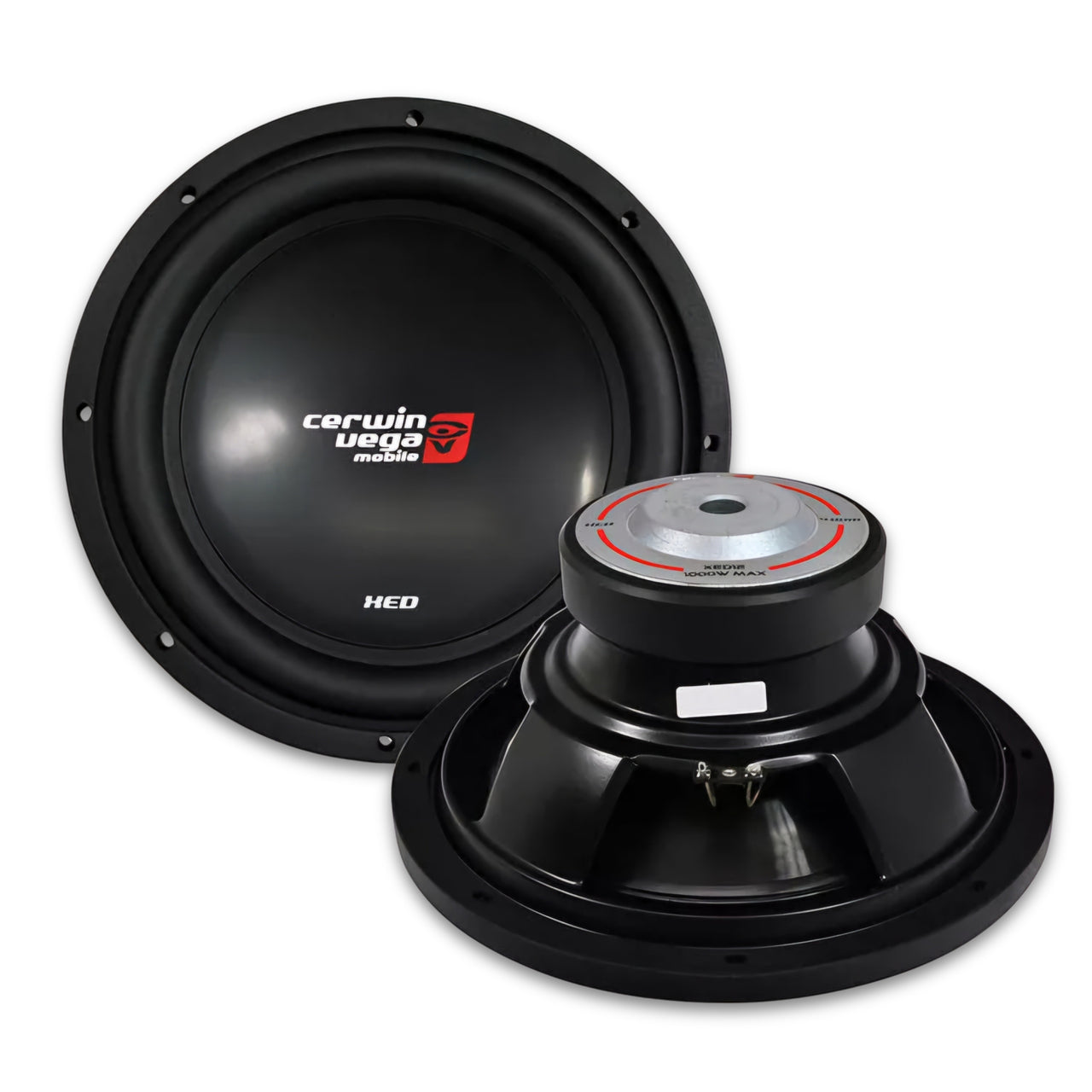 Cerwin-Vega XED12V2 Pair 1000 Watt 12" Car Audio Subwoofers