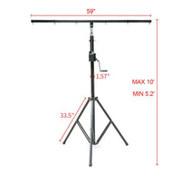 Thumbnail for 2 MR Truss ST200 Crank Light Stand<br/> Pro Lighting 10 Foot Crank Light Stand & T-Bar