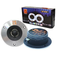 Thumbnail for Mr. Dj HDT500S 600W Pair Slim 4-Inch Titanium Bullet High Compression Tweeter  for Car, Van, ATV, UTV, Marine, Boat, Motorcycle, Motorsports, and Competition