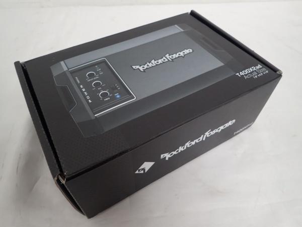 Rockford Fosgate T400X2AD 2Channel 400W Class AD Compact Amplifier + 4G Amp Kit
