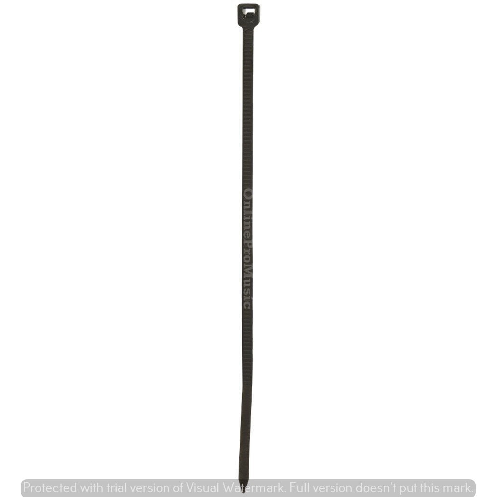 6" Cable Ties, 100 pk (6", 30lbs), 100 pk, Black, BCT6