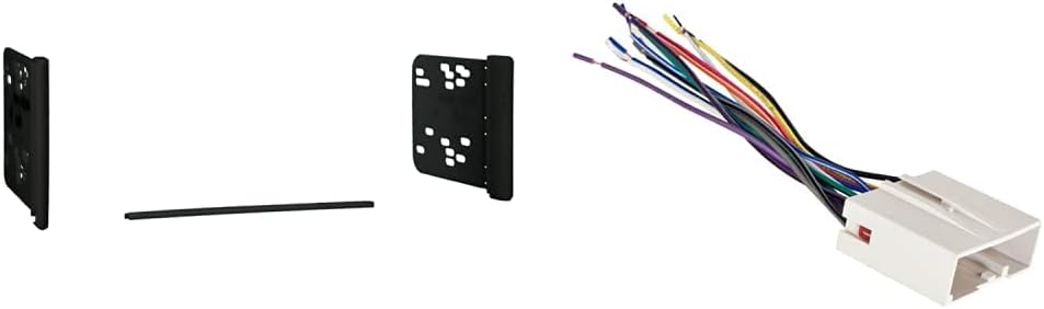 Metra 95-5817 Double DIN Dash Kit for 2003 - 2011 Ford Lincoln Mazda Mercury & Harness