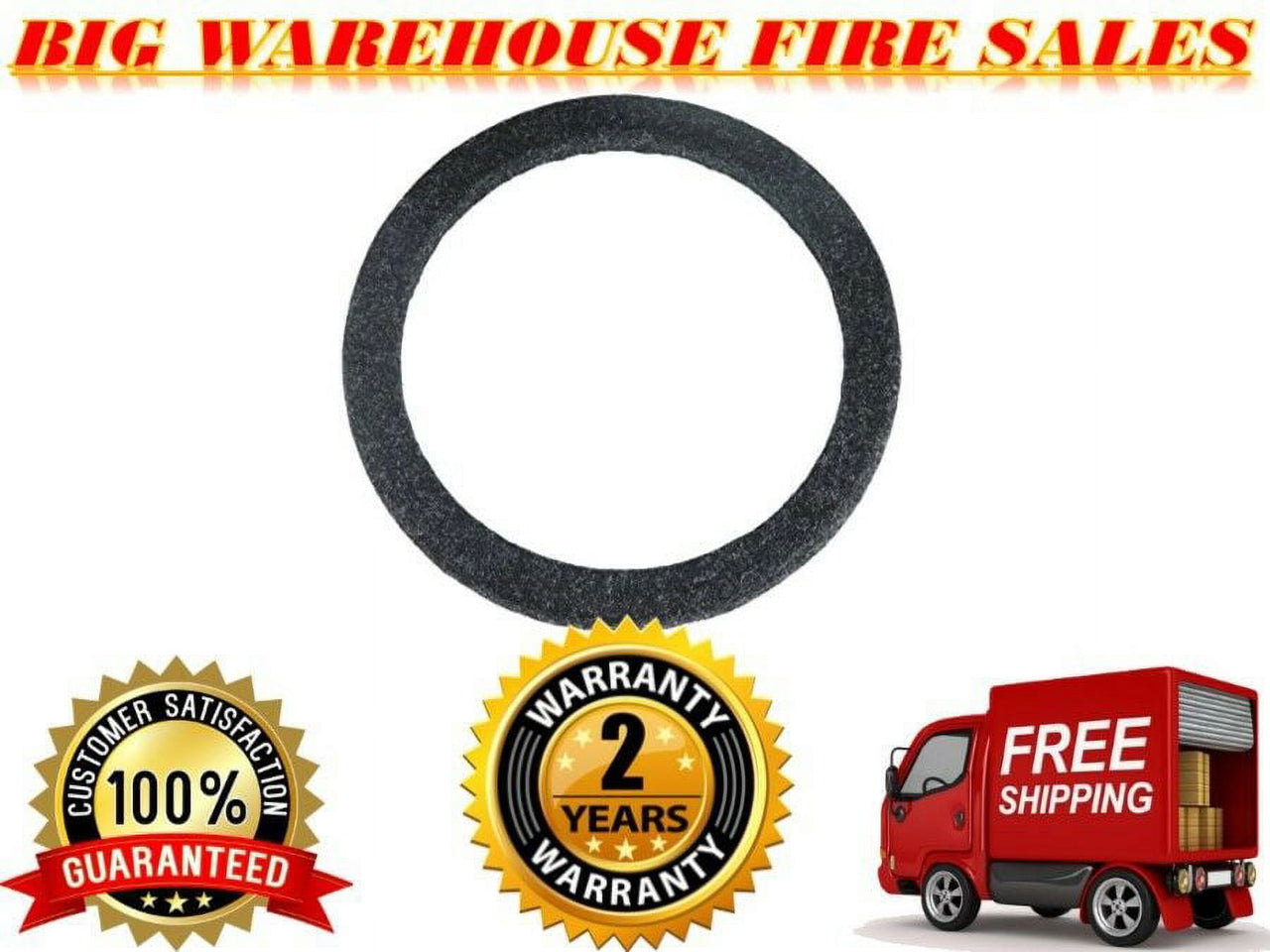 NEW 12" Gray Carpeted MDF Car Stereo Speaker Woofer Subwoofer Sub Ring Spacer