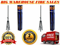 Thumbnail for 2 New Mr Dj Heavy Duty Pro Audio Tripod DJ PA Speaker Stands Extend to 7 feet