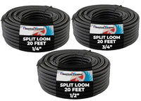 Thumbnail for a-t-3-pack-split-wire-loom-tubing-20-ft-flexible-sleeves