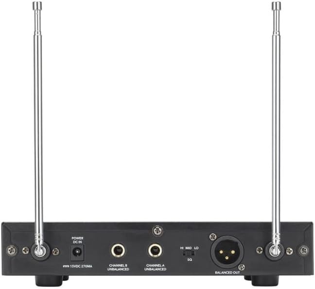 Samson SWS200HH-A Stage 200 Dual Vocal Wireless System (2) Q6 Dynamic Mics