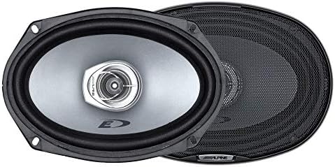 Alpine SXE-6925S SXE Series 2-Way 6x9" Coaxial Speakers, 280W Peak Power