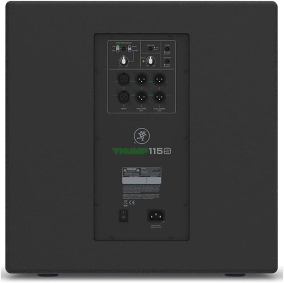 Mackie Thump115S 1,400-watt 15-inch Powered Subwoofer & Cover for Thump115S Subwoofer