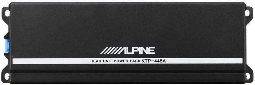 Alpine KTP-445A  Car Amplifier Plug and Play Head Unit Power Pack for Use w/ 2005-Up Alpine Head Units with a Black Power Harness