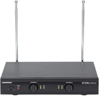 Thumbnail for Samson SWS200HH-A Stage 200 Dual Vocal Wireless System (2) Q6 Dynamic Mics