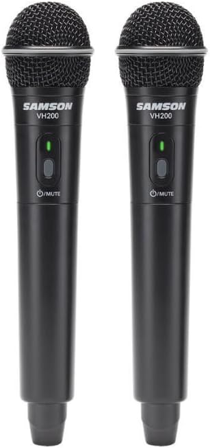 Samson SWS200HH-A Stage 200 Dual Vocal Wireless System (2) Q6 Dynamic Mics