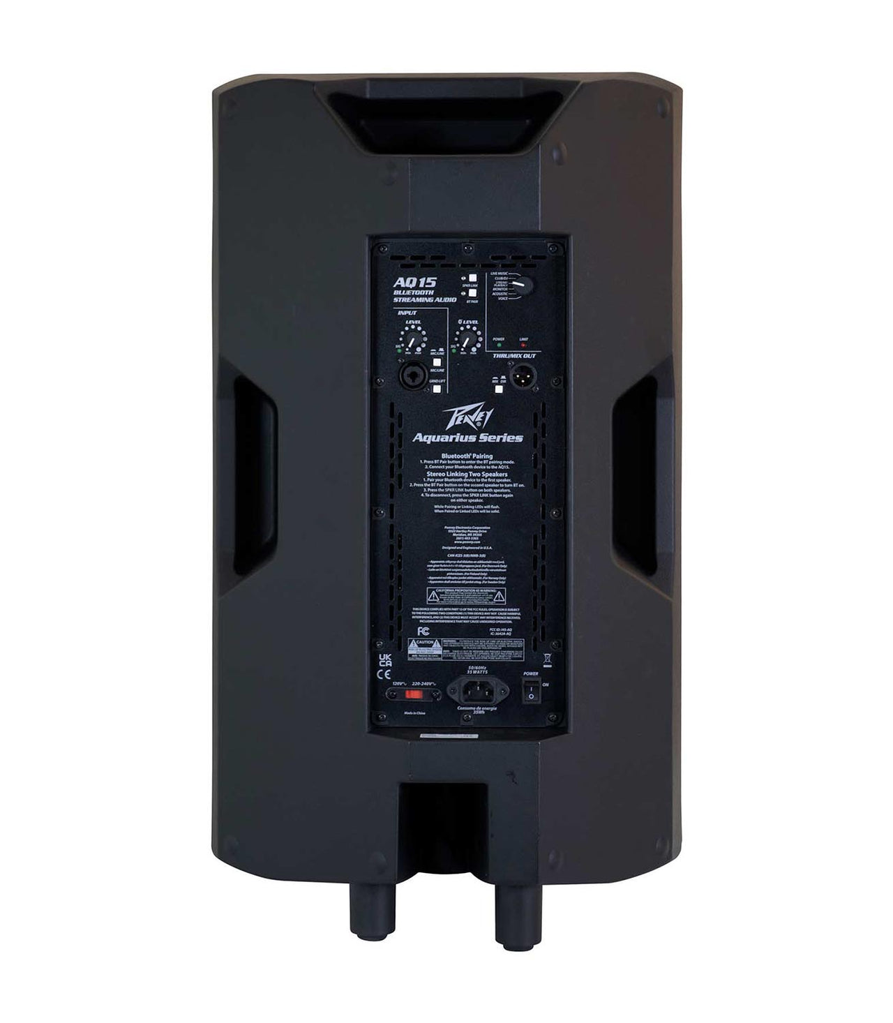 2 Peavey Aquarius AQ 15 670W 15" Powered Speaker