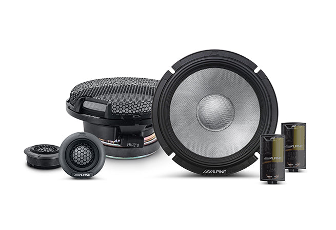 Alpine ILX-W670 Digital Indash Receiver & R2-S65C 6.5" Component & R2-S69 6x9 Coaxil