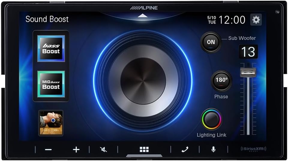 Alpine ILX-W670 Digital Indash Receiver & Two Pairs Alpine R2-S69 Type R 6x9 Coaxial Speaker