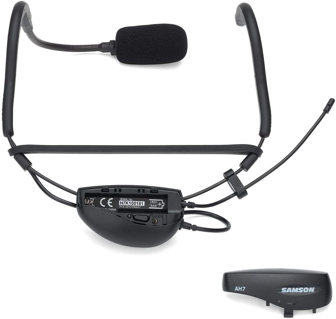 Samson SW7A7SQE-K5 AH7 Fitness Headset Wireless System