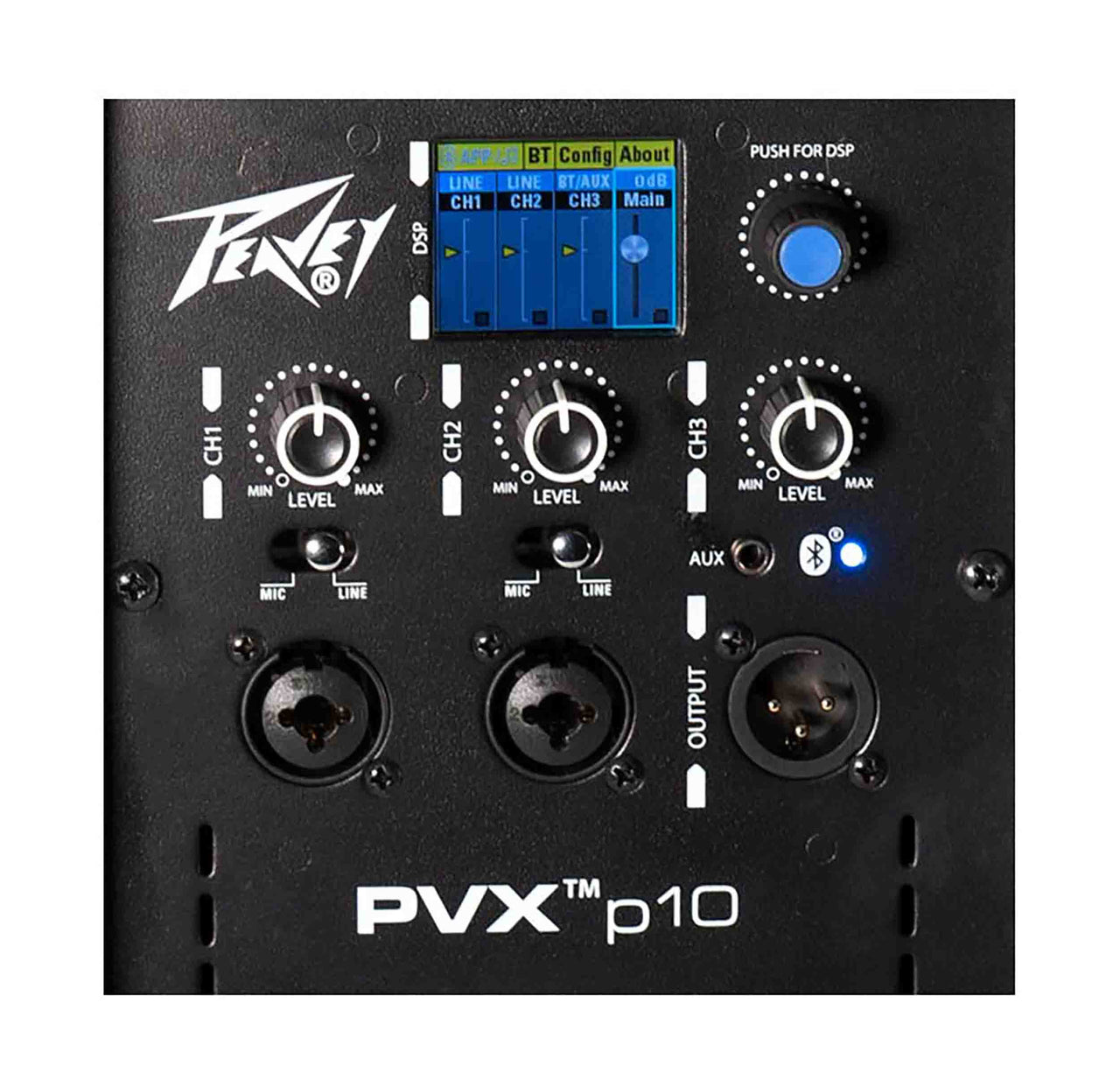 2 Peavey PVXp 10 10" Bluetooth Powered Loudspeaker + XLR Cable