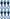 RCA Interconnect Audio Cables 17 Feet 6 Pair (Blue)