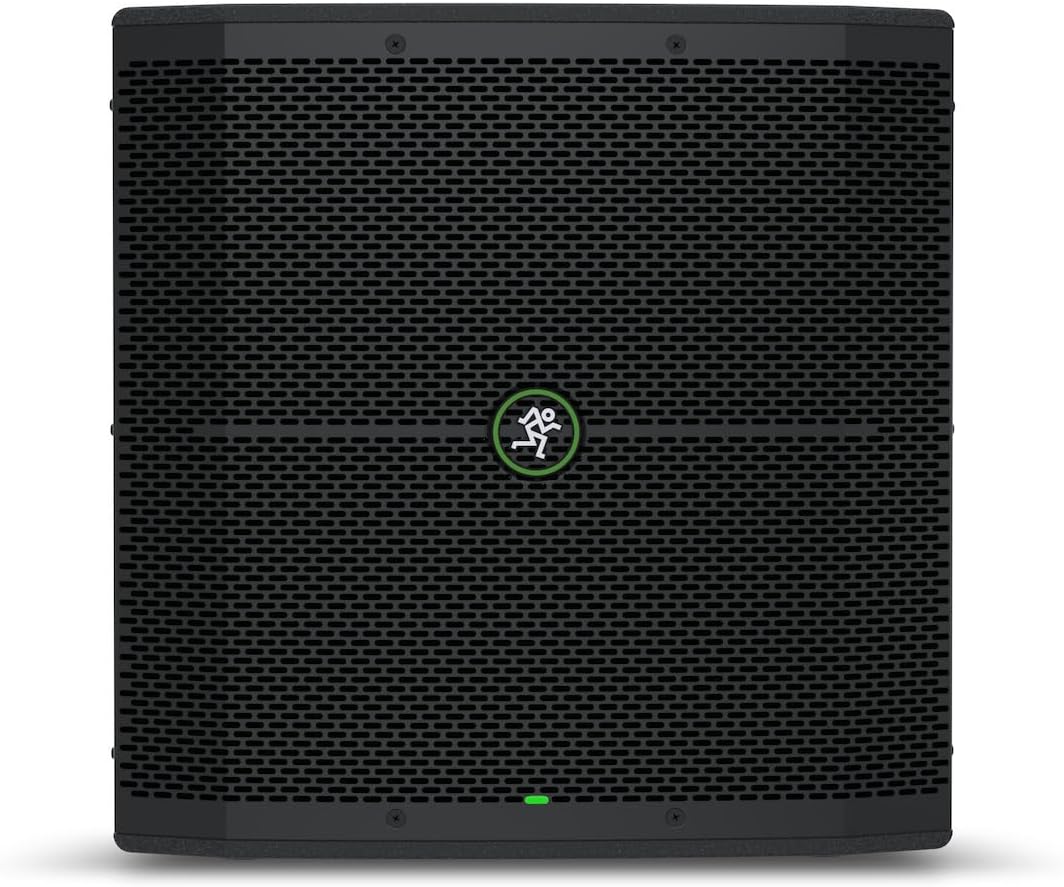 Mackie Thump115S 1400W 15" Powered Subwoofer with Slipcover & MR DJ Adjustable Speaker Pole