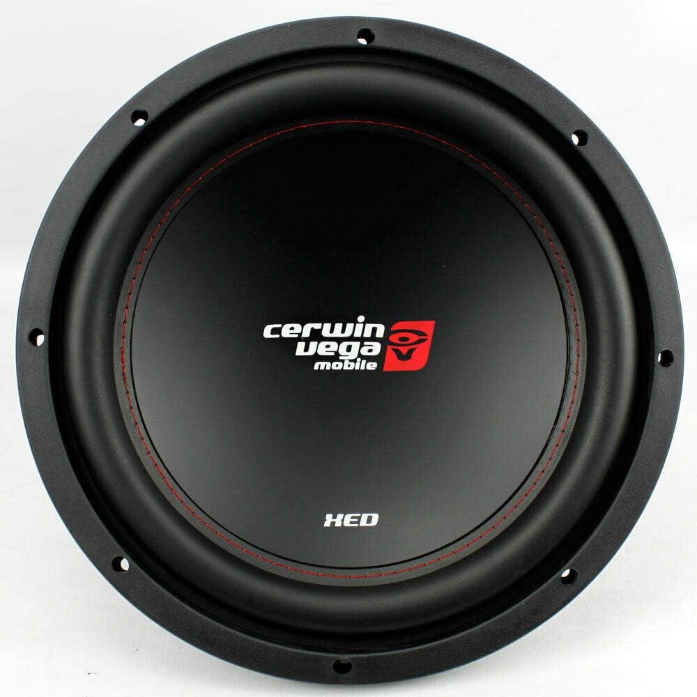2 Cerwin-Vega XED12V2 1000 Watt 12" Inches Single 2 Ohm Car Audio Subwoofers