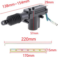Thumbnail for American Terminal HEAVY DUTY Universal Power Door Lock 2 Wire Actuator Motor Kit DLA200