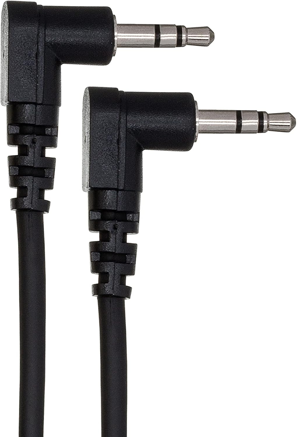 Hosa CMM-105RR Stereo Interconnect Cable Right angle 3.5mm TRS Male to Right angle 3.5mm TRS Male - 5 foot