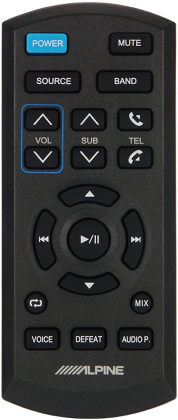 Alpine UTE-73BT RUE-4360 Remote + EL-E65C-G 6.5" Component Speaker
