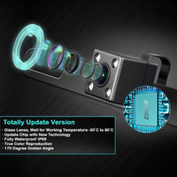 Thumbnail for CAM111 Backup Camera License Plate HD Night Vision Rear View 170° Angle Waterproof Compatible with Pioneer Car Radio DMH-100BT DMH-WT8600NEX DMH-160BT DMH1770NEX AVH-120BT AVH-210EX AVH-2550NEX AVH-X490BS