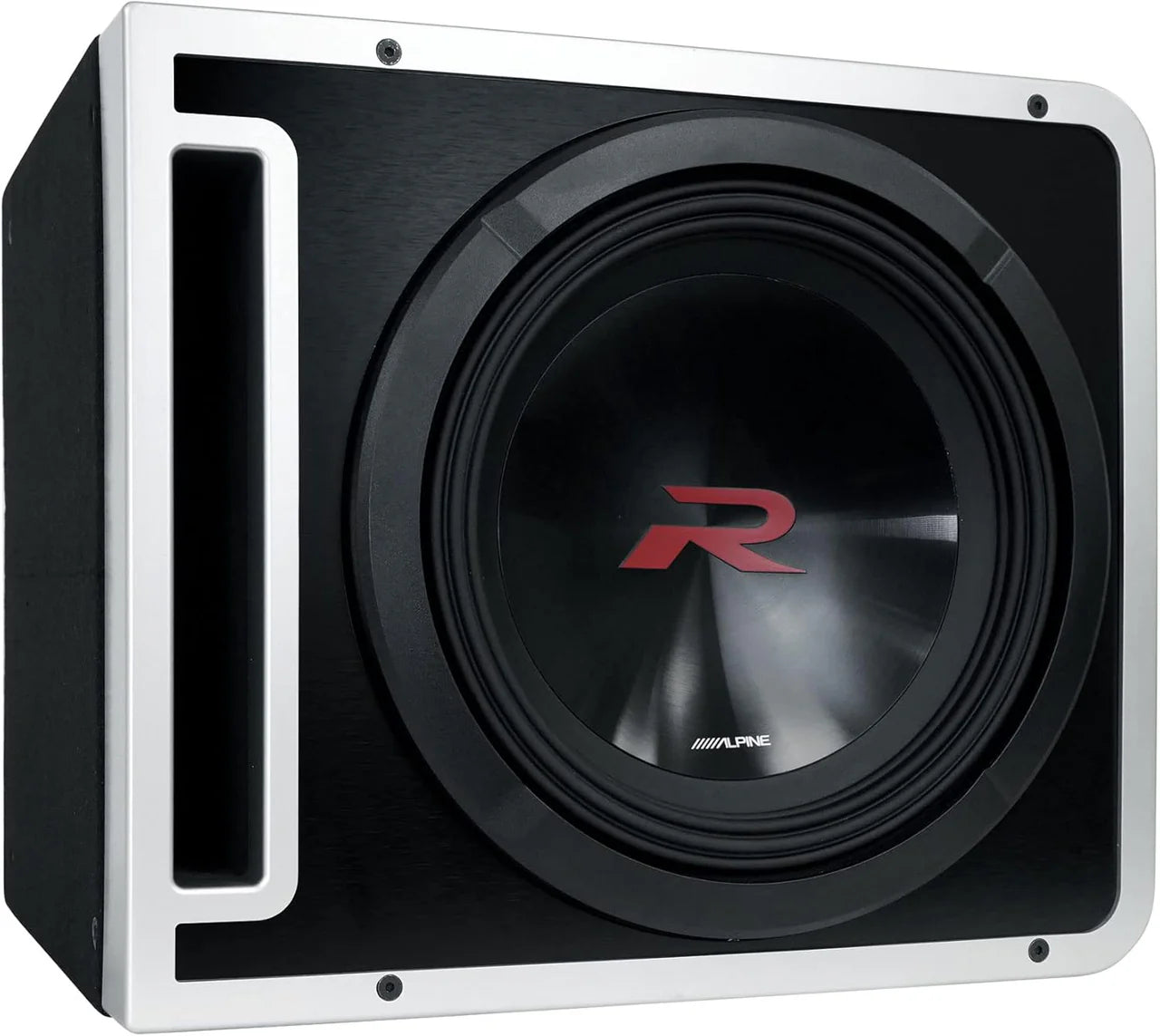 2 Alpine R2-SB10V Loaded 10" 750W R-W10D4 Subwoofers + Ported Sub Enclosure Box