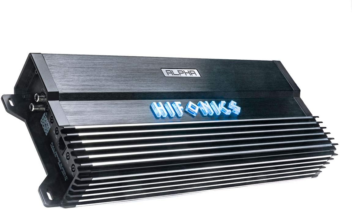 Hifonics A2000.1D 2000W Class-D Alpha Series Monoblock Car Amplifier with Bass Remote