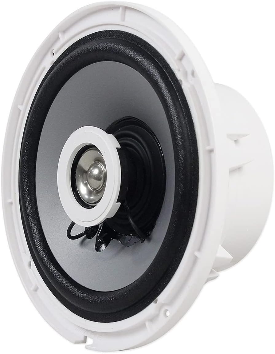 Alpine SPS-M601 110W 6-1/2" 6.5" 2-Way Type-S Marine Coaxial Speakers Silver
