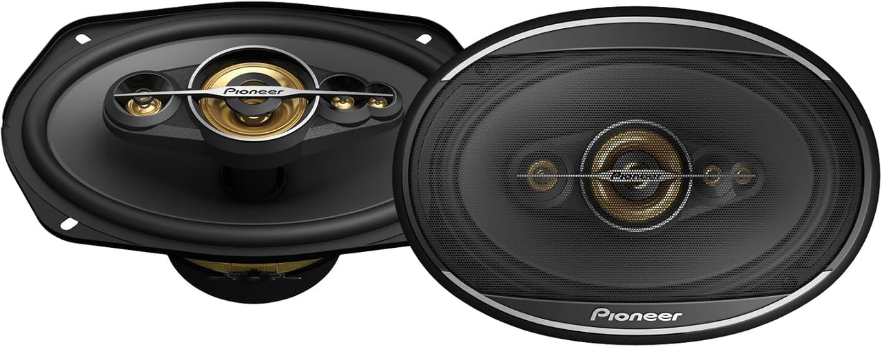 2 Pair Pioneer TS-A6991F 1400W 6x9" 5-way 4-ohm Coaxial Car Speakers with Dual Super Tweeters