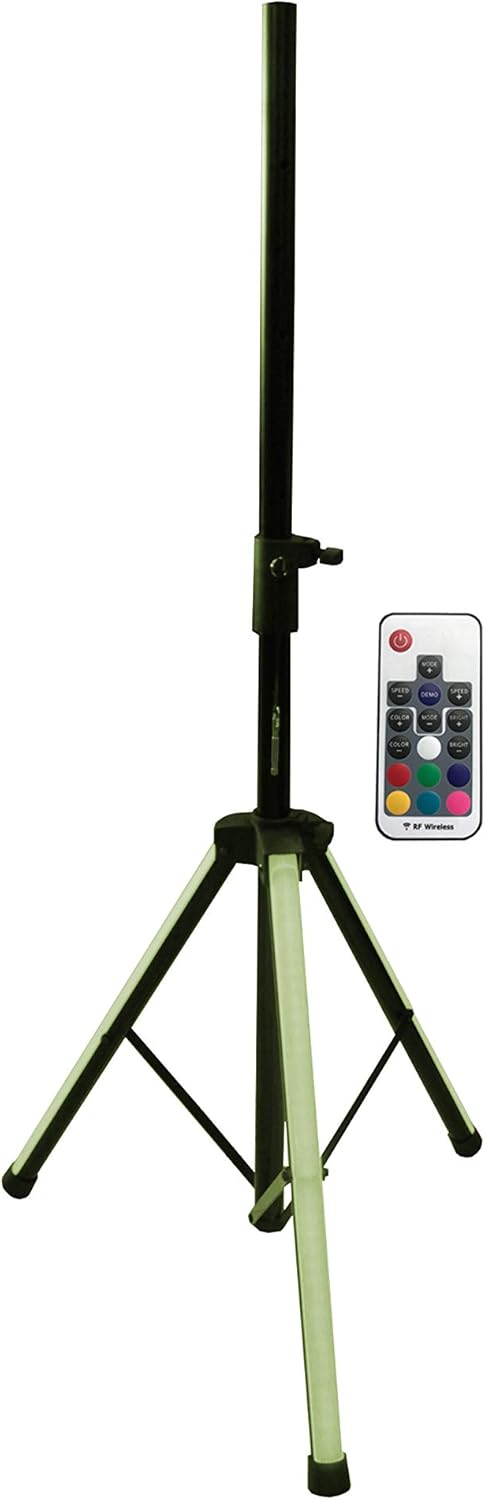 MR DJ SS600LED Color Stand Universal Color-Changing Stand LED Speaker Stand Tripod Telescoping