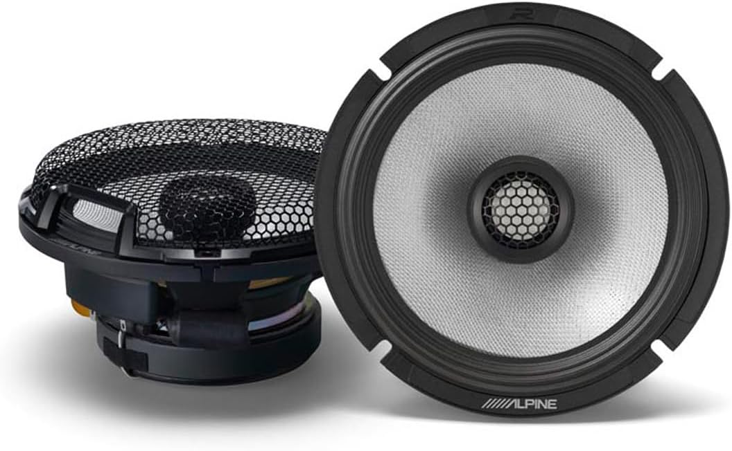 Alpine R2-S65C 6.5" Component + R2-S65 6.5" Speakers + R2-A60F 600W Amp + KIT4 Amp Kit