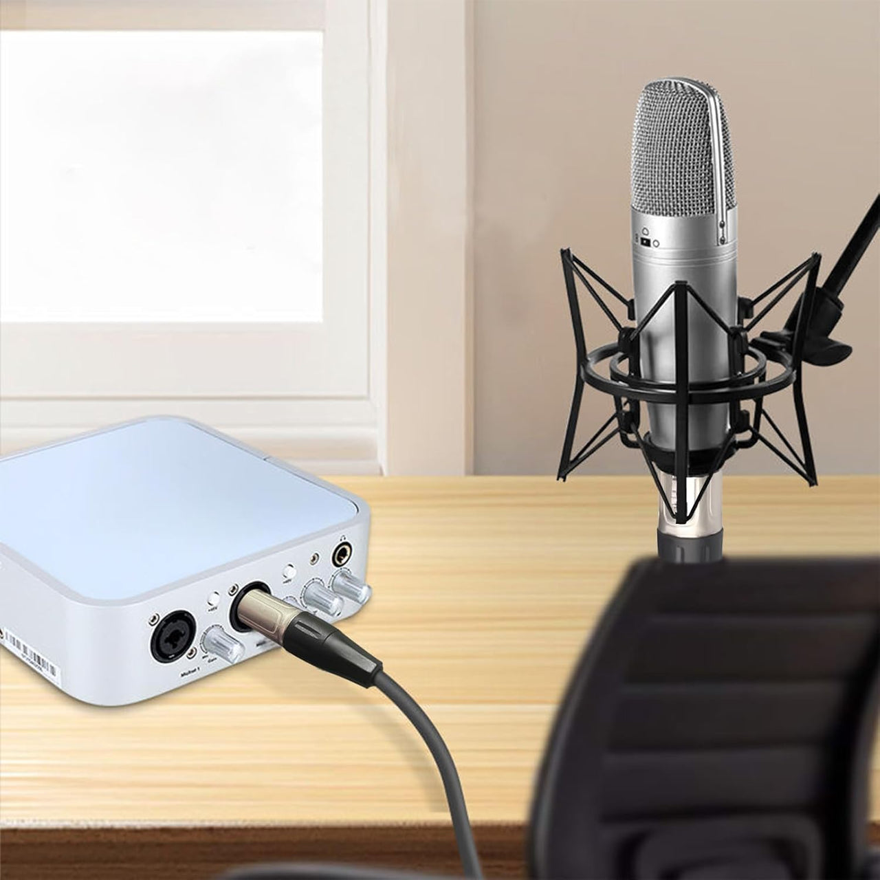 MR DJ CXMXF3 3' XLR Male to XLR Female Microphone Balanced Instrumental Dj XLR Interconnect Cable