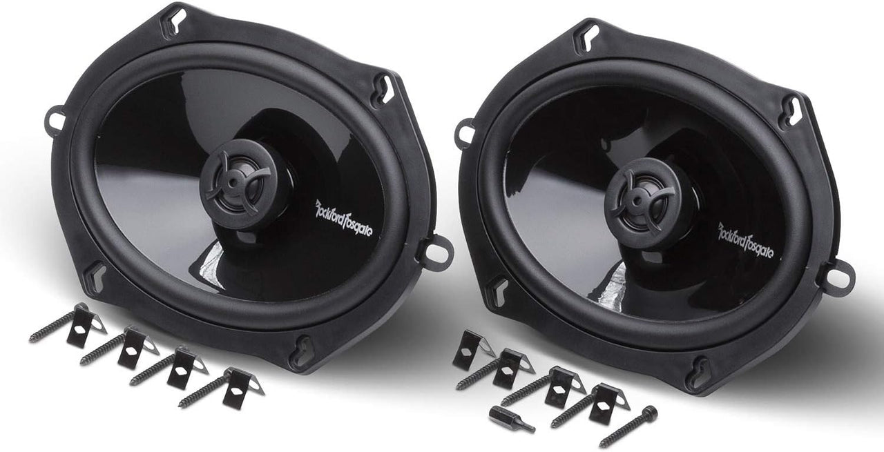 2 Pair Rockford Fosgate P1572 5x7" Punch Series 2-Way Coaxial Car Speakers