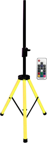 Thumbnail for 2 MR DJ SS700LED Universal Light Up Multi Color LED Speaker Stands w/Remote