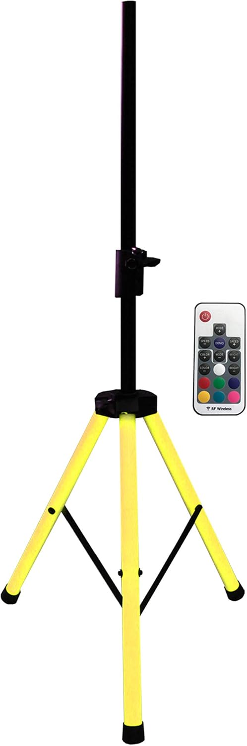 2 MR DJ Color Stand LED Speaker Stand Tripod With LED lighting and IR control