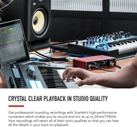 Thumbnail for Focusrite Scarlett 2i2 Studio 4th Gen USB Audio Interface Bundle