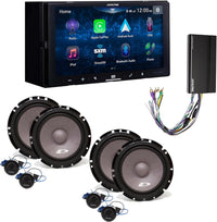 Thumbnail for alpine-ilx-w670-multimedia-receiver-speaker-and-amp-package