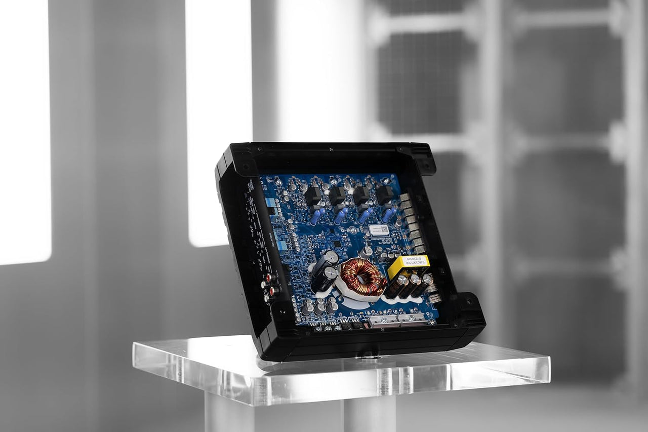 Alpine S2-A36F 600W 4CH Amplifier & 2 S2-S65 6.5" Speakers & KIT10 AMP Kit