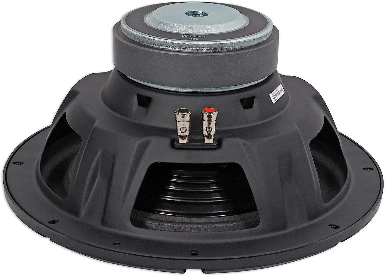 Alpine W12S4 12-" Single 4 Ohm Sub Bundle Pair