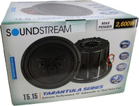 Thumbnail for Soundstream T5.154 Tarantula T5 2,600 Watt 15