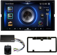 Thumbnail for alpine-ilx-w670-car-stereo-with-kta-450-amp-and-camera