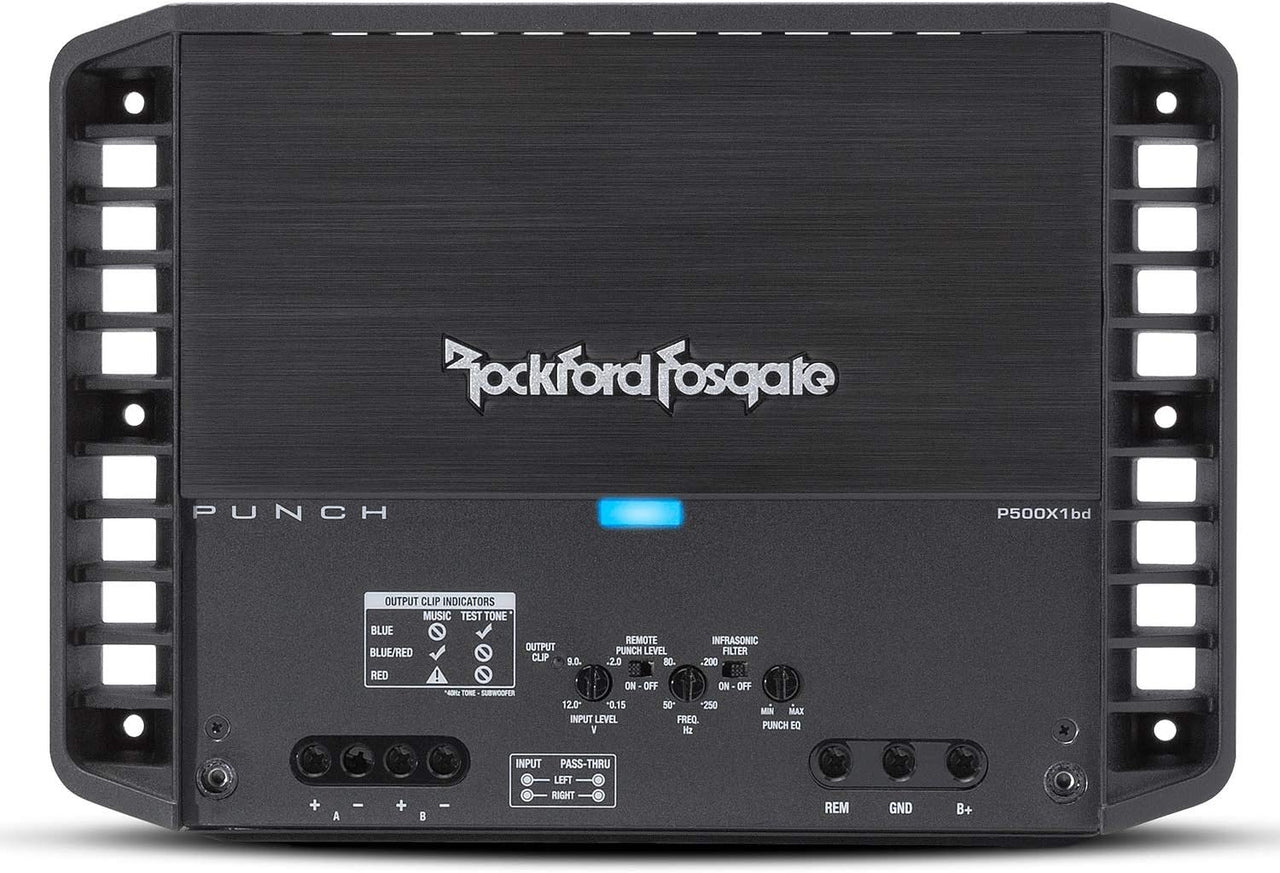 Rockford Fosgate P500X1bd Punch 1-Channel Class BD Amplifiers
