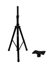 Thumbnail for MR DJ SS450 Universal Folding Tripod PRO PA DJ On Stage Speaker Stand with Mounting Plate