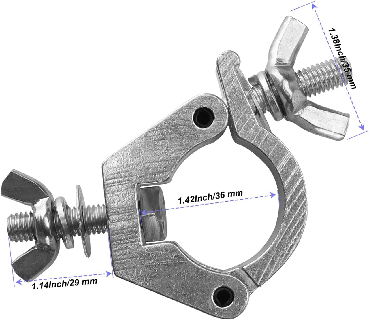 MR TRUSS TC9 Universal 2" Heavy Duty Pro Aluminum Stage Lighting Clamp Mounting