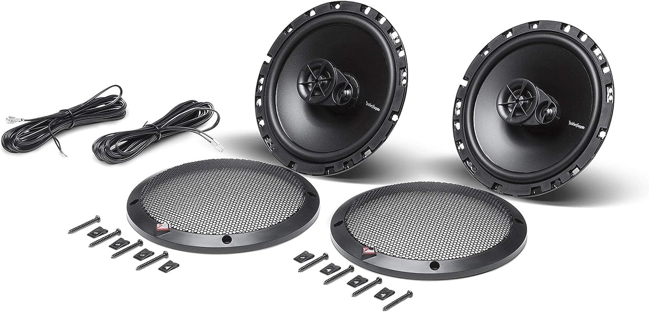 2 Pair Rockford Fosgate R165X3 Car Speaker 180W 6.5" 3-Way Coaxial Speakers