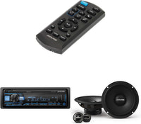 Thumbnail for alpine-ute-73bt-receiver-with-remote-and-speakers-set